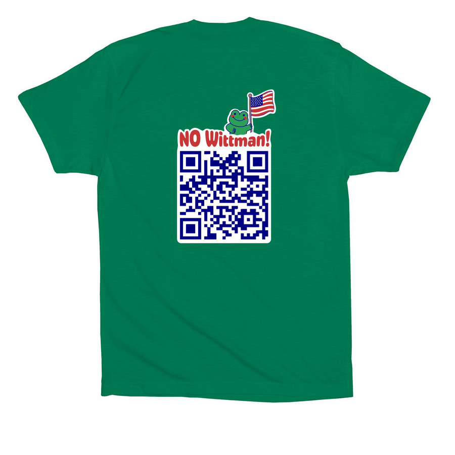 Collective Rage shirts, a Kelly Premium Cotton Tee (back-view)