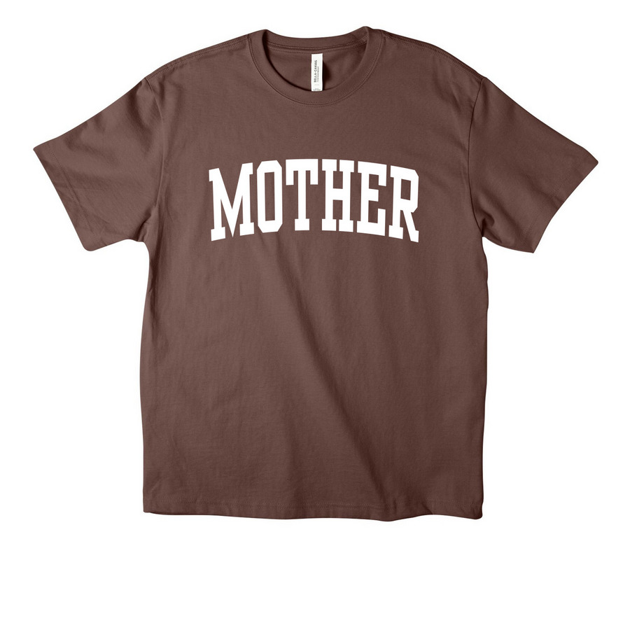 MOTHER, a Cocoa Unisex Heavyweight Tee