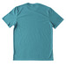 Life in the Bike Lane, a Oceanic Teal Allmade Heavyweight Recycled Cotton Tee (back-view)