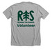 Richmond Tree Stewards Member Shirts, a Athletic Heather Premium Unisex Tee (back-view)