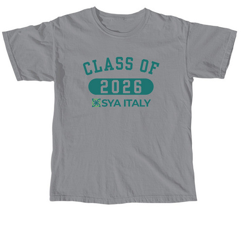 Class of SYA Italy 2026, a Granite Comfort Colors Unisex Tee