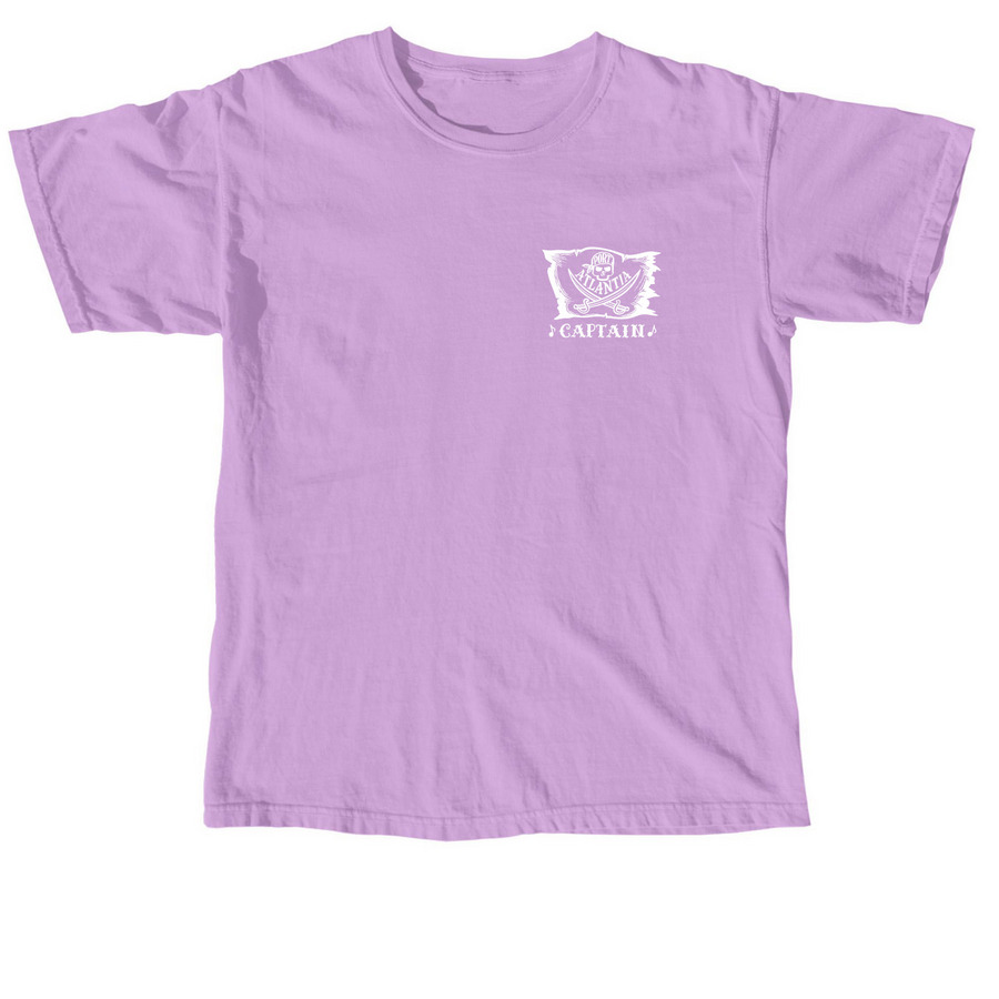 Port of Atlantia Captain, a Neon Violet Comfort Colors Unisex Tee