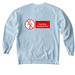 Simulation Department Fundraiser, a Chambray Comfort Colors Crewneck Sweatshirt (back-view)