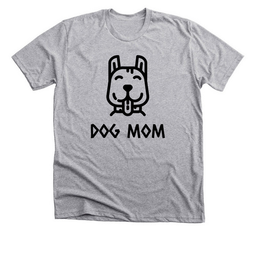 We love dogs, a Athletic Heather Premium Unisex Tee