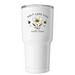 JLSLC TUMBLERS, a White Insulated Tumbler