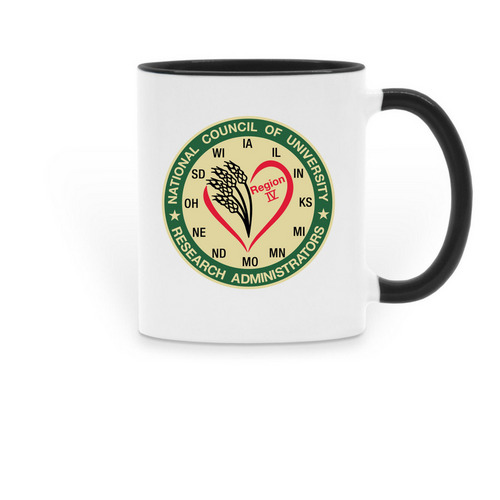 Mug NCURA Region IV, a Black Two-Tone Ceramic Mug