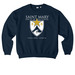 Loud and Proud (Navy), a French Navy Stanley/Stella Ledger Dry Crewneck Sweatshirt