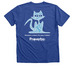 Spay & Neuter (Cat), a Heather True Royal Premium V-Neck Tee (back-view)