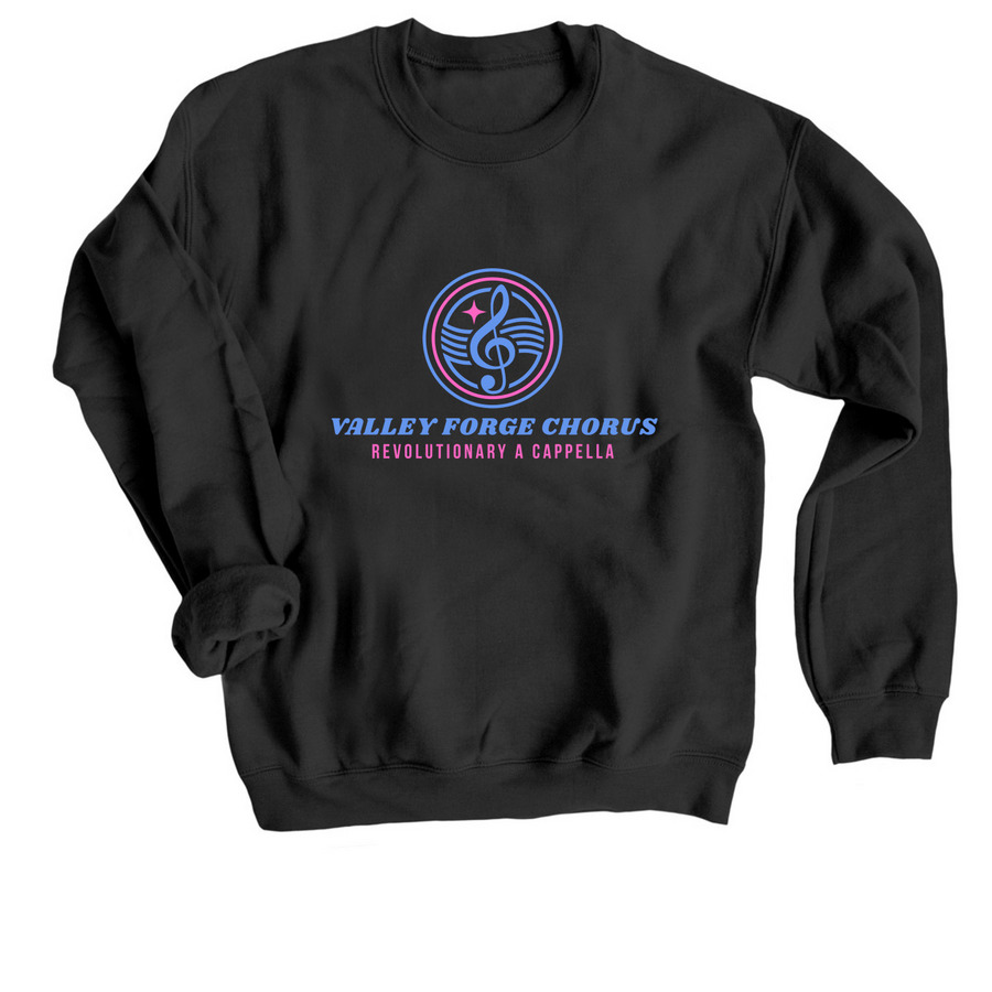 VFC Full Color Logo Tops, a Black Crewneck Sweatshirt