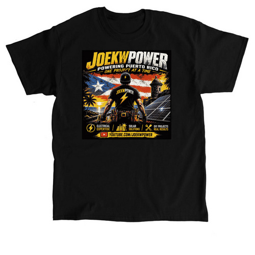JOEKWPOWER- Powering the trade, a Black Classic Unisex Tee