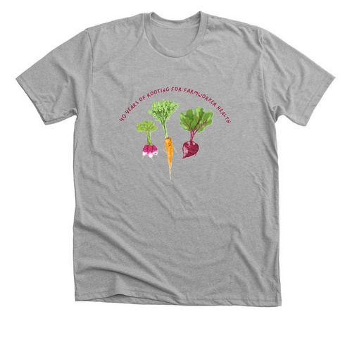 Celebrating 40 Years, a Athletic Heather Premium Unisex Tee