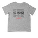 Valentina Williams Syndrome Awareness, a Heather Toddler Tee (back-view)