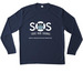 Save Our Sounds - Active Wear, a True Navy Unisex Performance Long Sleeve Tee