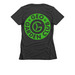 Women's Fit Tees V1, a Charcoal Women's Slim Fit Tee (back-view)