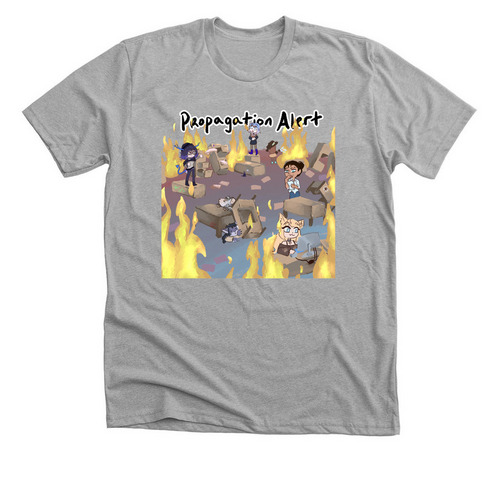 Propagation Alert!, a Athletic Heather Premium Unisex Tee