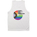 Pride Tank Top ? White, a White Unisex Performance Tank