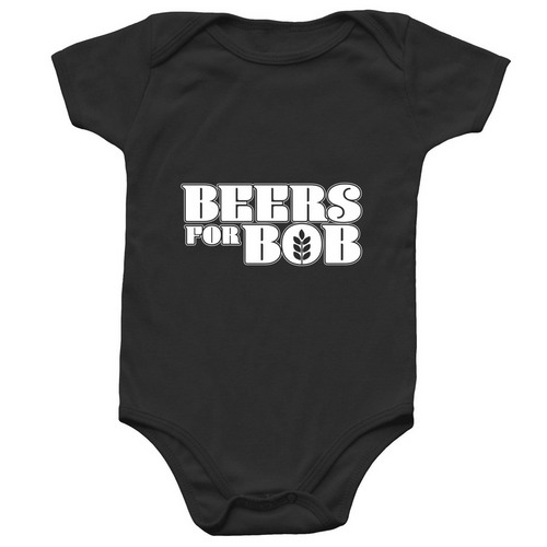 Babies for Bob, a Black Infant Onesie