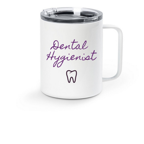Travel mug, a White Stainless Steel Travel Mug