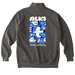 Fall 2026 Flock Zip Up Sweatshirts&nbsp;, a Pepper Comfort Colors Quarter Zip Pullover (back-view)