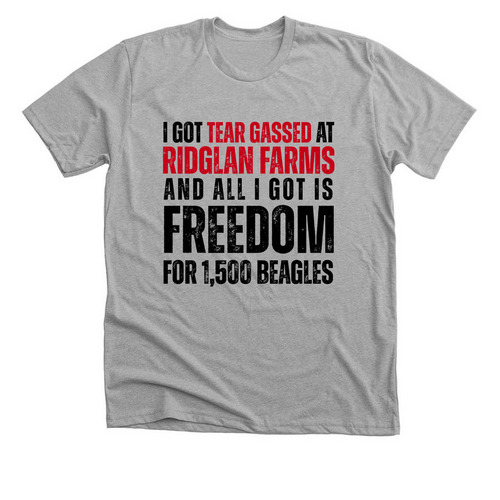 Tear Gassed Light Shirts, a Athletic Heather Premium Unisex Tee