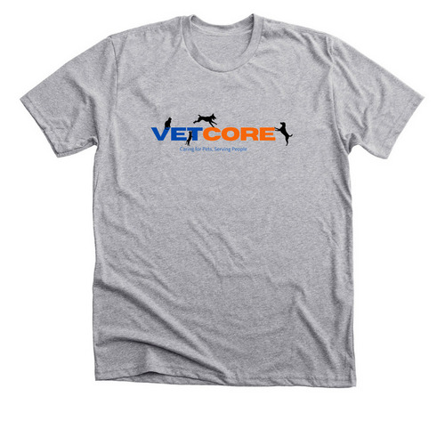 VetCORE, a Athletic Heather Premium Unisex Tee