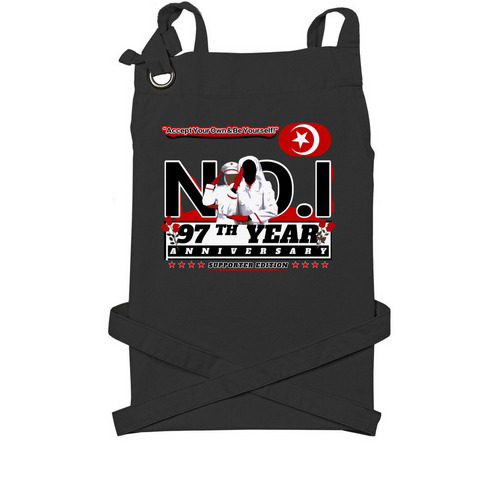 MGT of the NOI 97th Year Anniversary Apron&nbsp;, a Black Cotton Canvas Pocket Apron