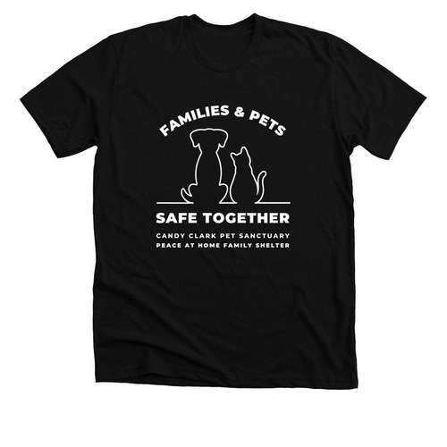 Candy Clark Pet Sanctuary T-Shirt - Dark, a Solid Black Blend Premium Unisex Tee