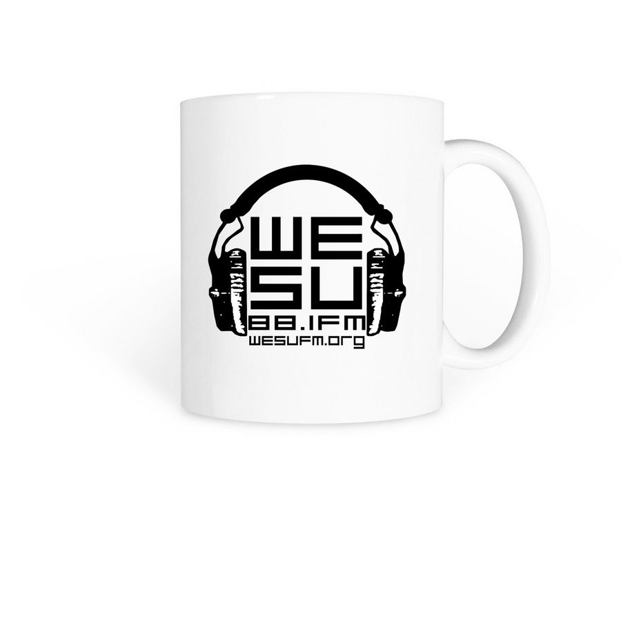 Headphones Mug, a White Coffee Mug