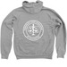 Therapeutic Court Association of Washington, a Athletic Heather Zip Up Hoodie (back-view)