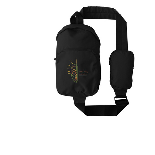 Hidden Valley Backpackers&nbsp; Sling Bag, a Black Grove Sling Bag