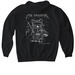 Justice for all Kitties, a Black Gildan Softstyle Pullover Hoodie (back-view)