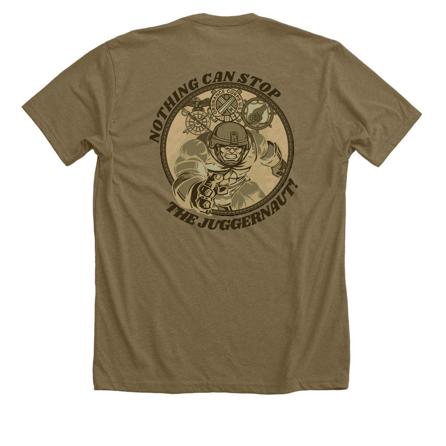 NEW LOGO, a Heather Olive Premium Unisex Tee (back-view)