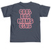 Dog Moms Club&nbsp;, a Denim Comfort Colors Unisex Tee (back-view)