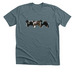 Icie Trio, a Heather Slate Premium Unisex Tee
