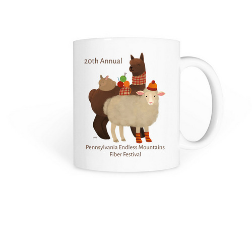 2023 Festival Mugs, a White Coffee Mug