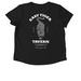 Easy Tiger&nbsp;, a Deep Black Allmade Eco Triblend Women?s Scoop Neck Tee (back-view)