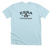 ESRA Volunteer - (black text), a Heather Ice Blue Premium Unisex Tee