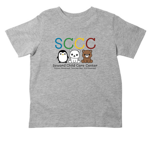 SCCC Toddler Apparel - Colorful Logo, a Heather Toddler Tee