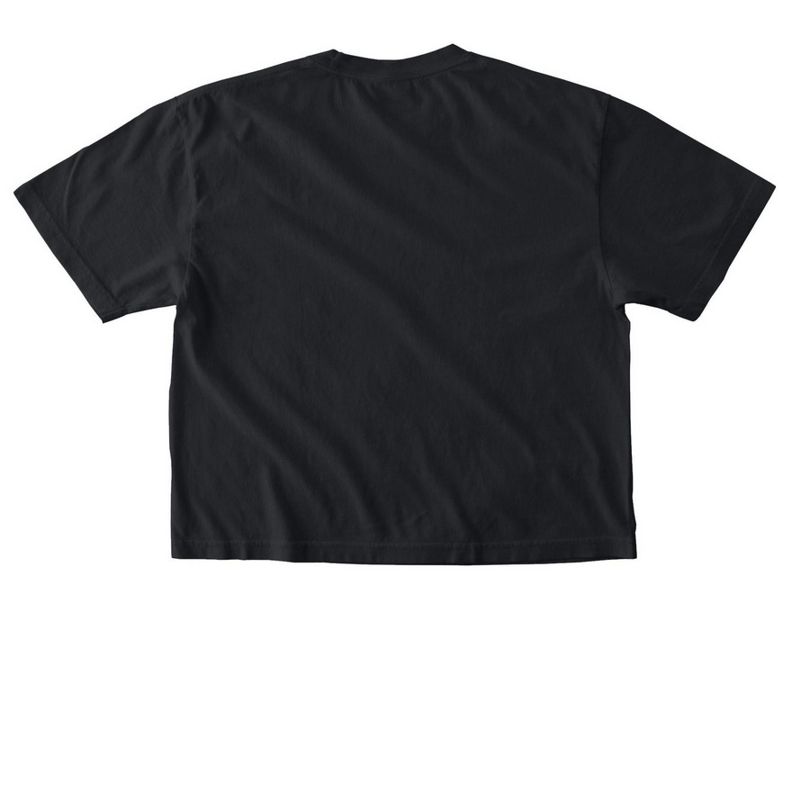 InVox All The Time, a Black Comfort Colors Boxy Tee (back-view)