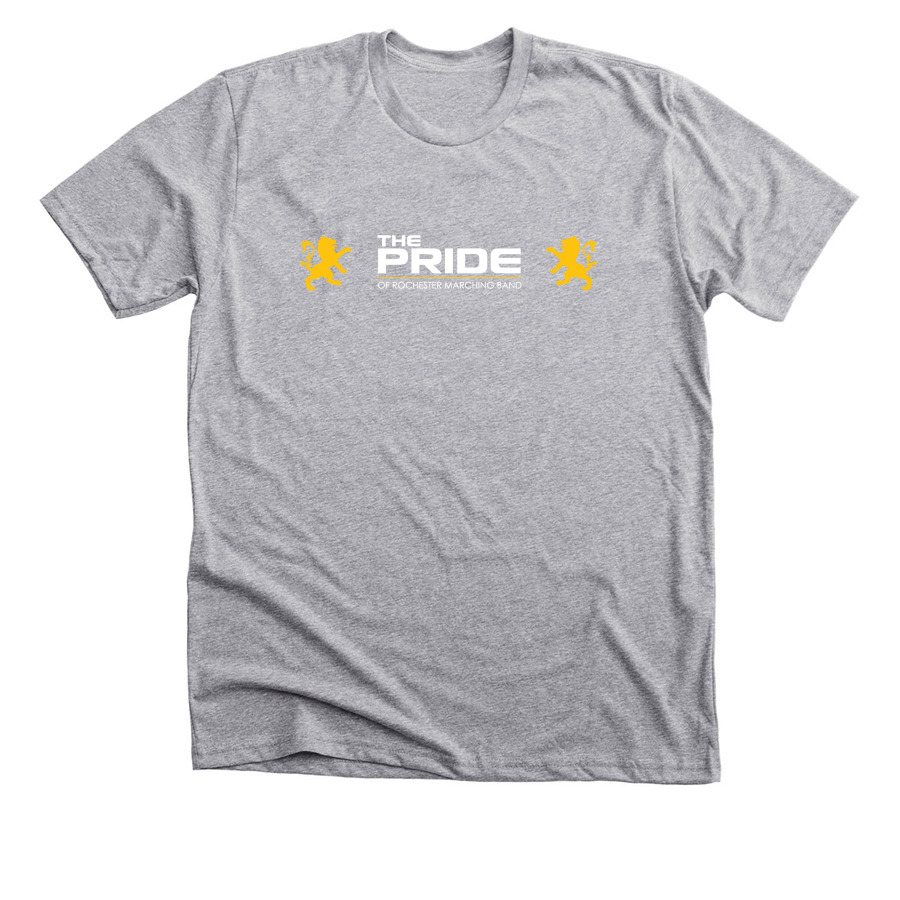 Pride Logo Merch, a Athletic Heather Premium Unisex Tee
