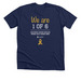I am '1 in 6' Tee, a Solid Navy Blend Premium Unisex Tee