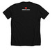 NEW Moms For Justice Large Logo, a Solid Black Blend Premium Unisex Tee (back-view)