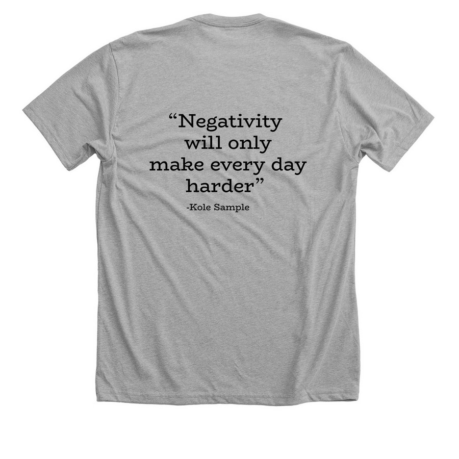 GRAY RIBBON, a Athletic Heather Premium Unisex Tee (back-view)
