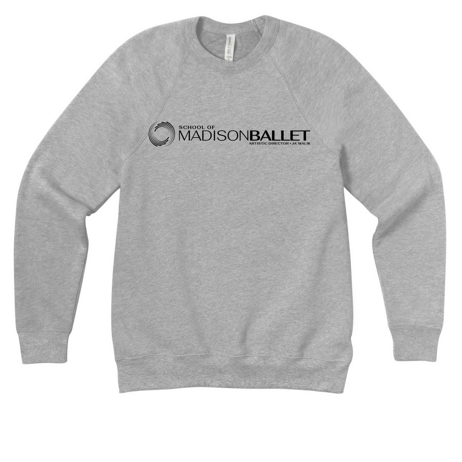 SMB Crewneck - Adult, a Athletic Heather Premium Raglan Crewneck Sweatshirt