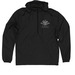 Windbreaker Baddie, a Black Quarter-Zip Windbreaker