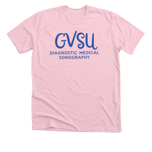 GVSU Diagnostic Medical Sonography&nbsp;, a Heather Pink Premium Unisex Tee