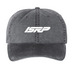 Worm Logo Hats, a Black Printed Pigment Dye Baseball Cap