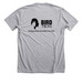 Dave Series - Geo, a Athletic Heather Premium Unisex Tee (back-view)