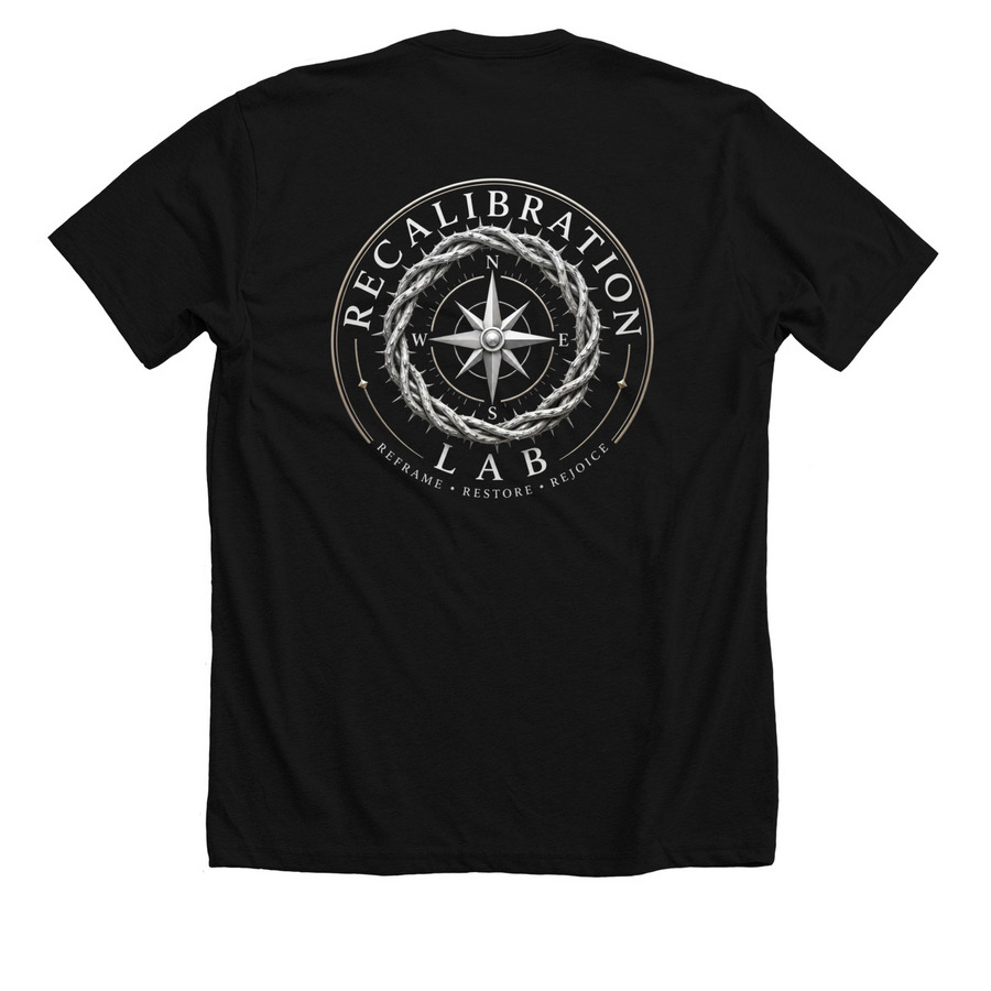 You Are Not Alone Tees, a Solid Black Blend Premium Unisex Tee (back-view)