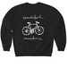 Beautiful Machine, a Black Softstyle Crewneck Sweatshirt